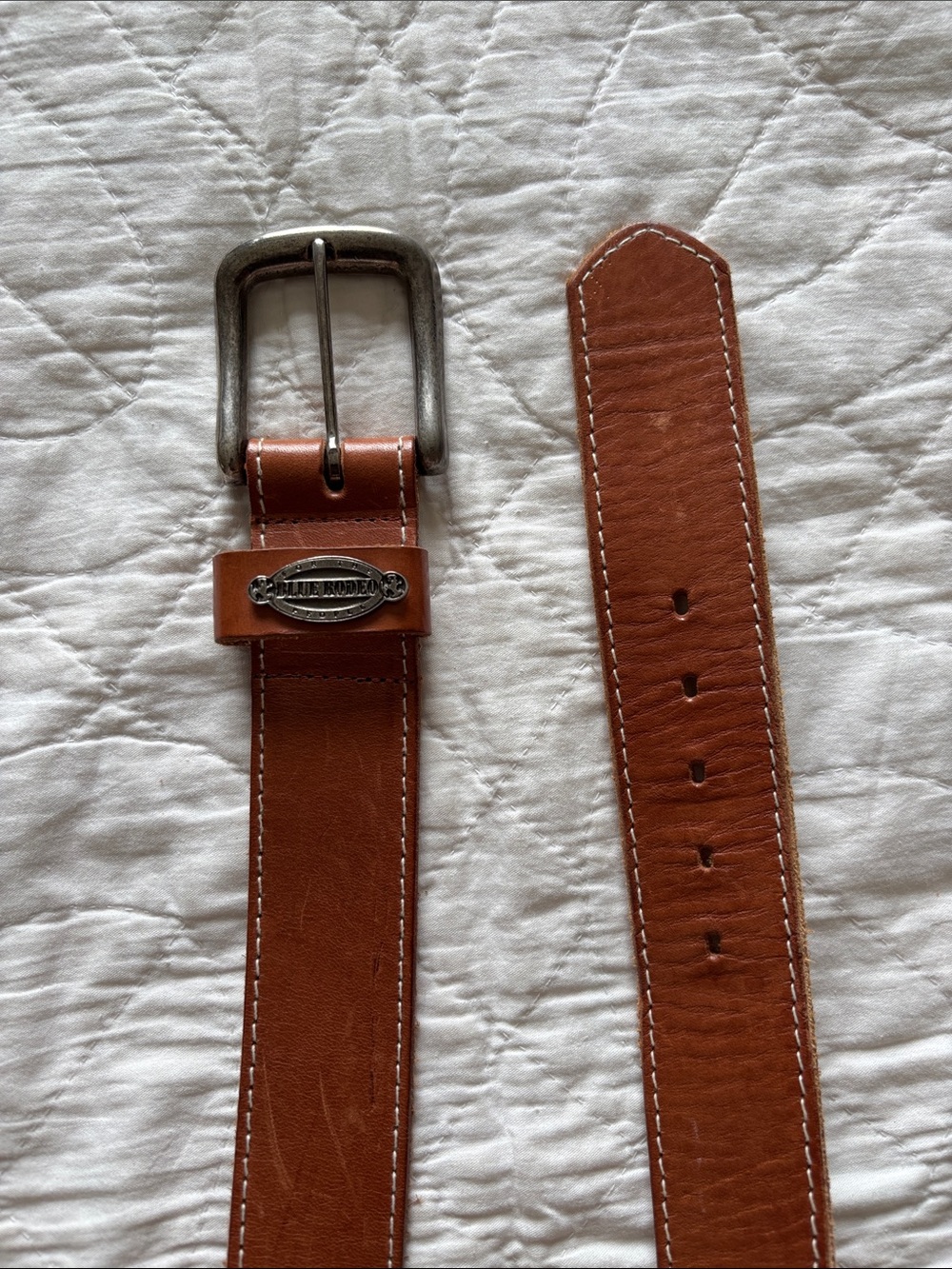 Blue Rodeo Leather Belt - Picture 5 of 5
